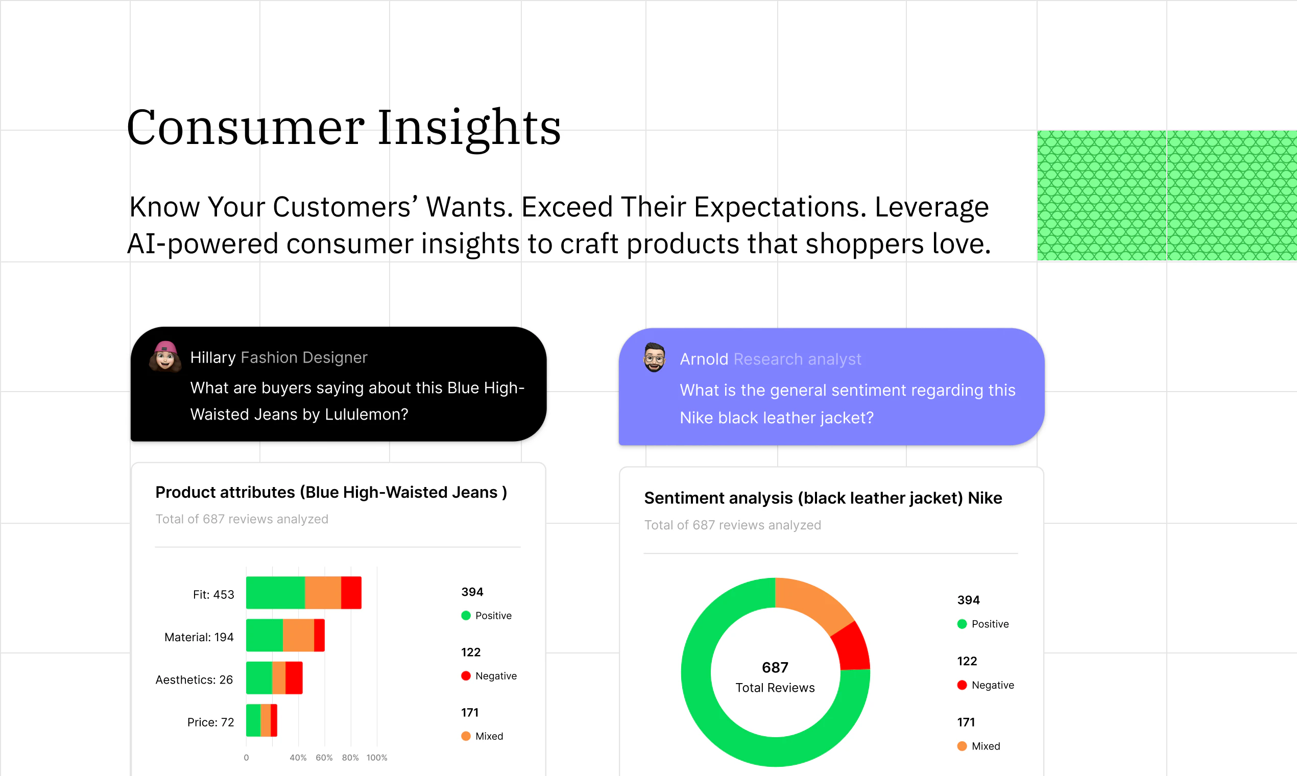 screenshot of Woven Insights